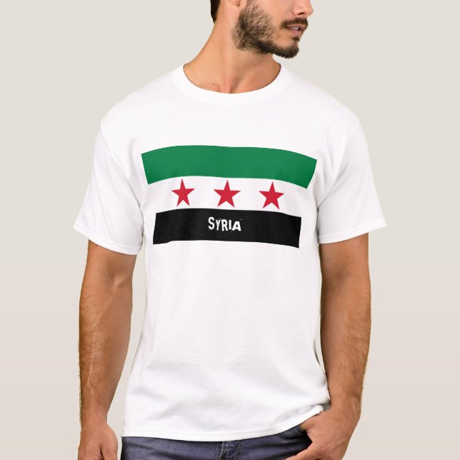 syriansk opposition tee (Framsida)