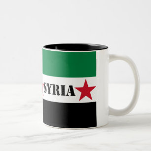 Syriansk revolutionmugg Två-Tonad mugg