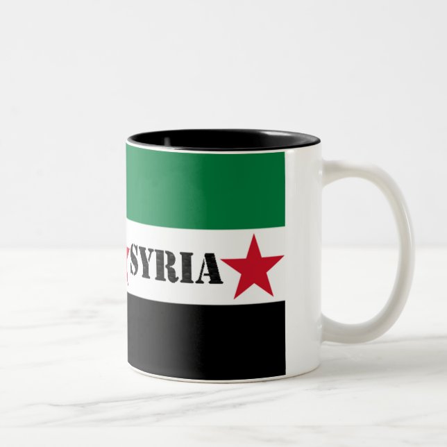 Syriansk revolutionmugg Två-Tonad mugg (Höger)