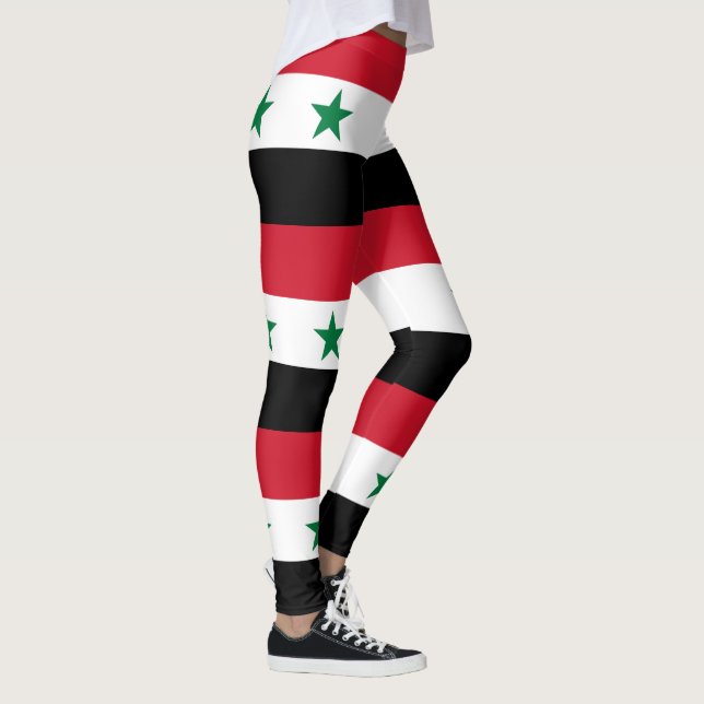 Syrias gamla flagga leggings (Höger)