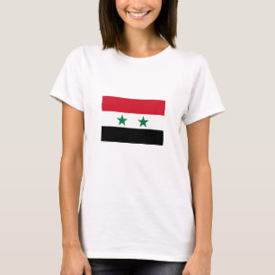 Syrias gamla flagga t shirt