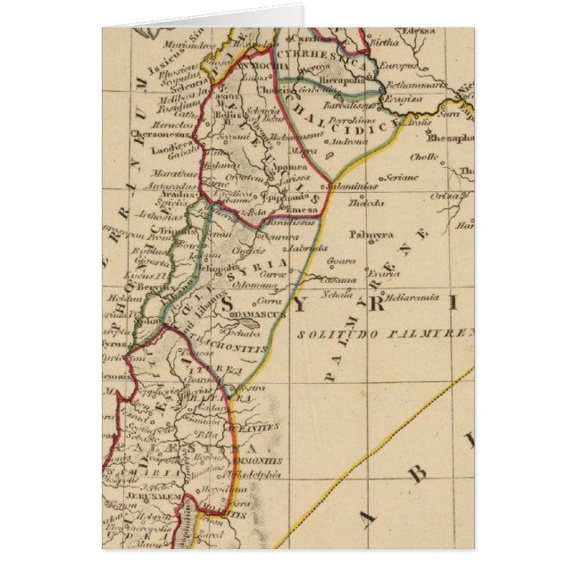 Syrien 2 hälsningskort (Framsidan)