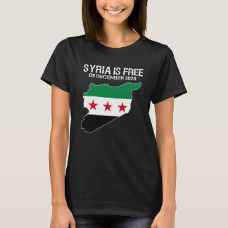 Syrien är fritt syriskt fritt från Flagga Syrien T Shirt