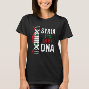 Syrien Det är i min DNA-proud syriska Flagga T Shirt