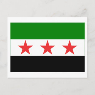 Syrien Flagga (1932-1958 och 1961-1963) Vykort