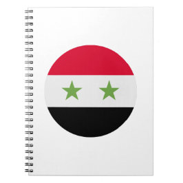 Syrien Flagga Anteckningsbok