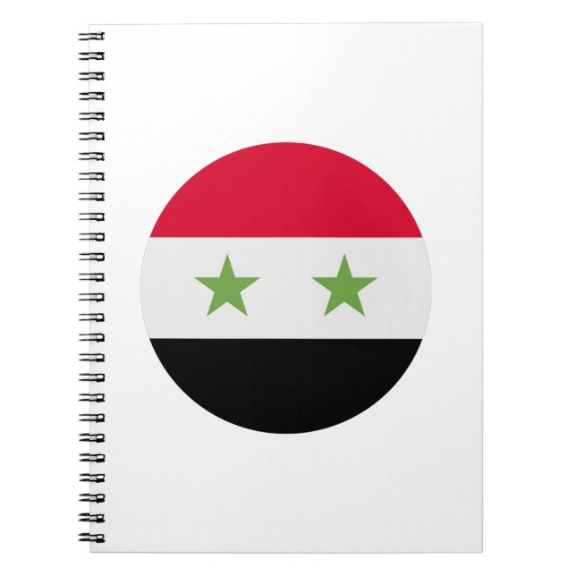 Syrien Flagga Anteckningsbok (Framsidan)