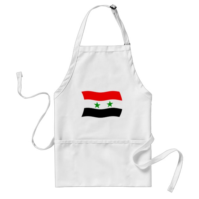 Syrien Flagga Apron Förkläde (Framsidan)