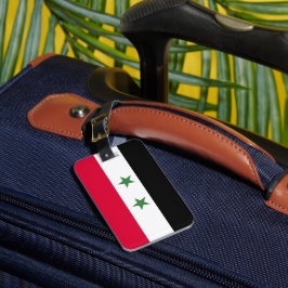Syrien flagga bagagebricka