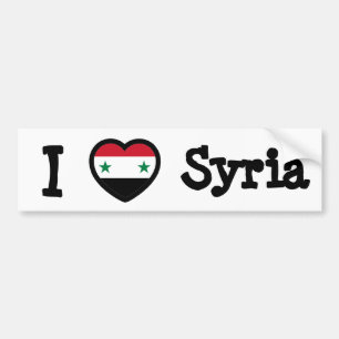 Syrien Flagga Bildekal