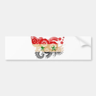 Syrien flagga bildekal