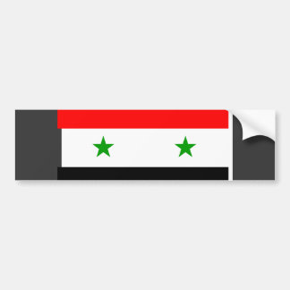 Syrien flagga bildekal