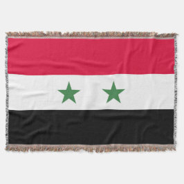 Syrien flagga filt