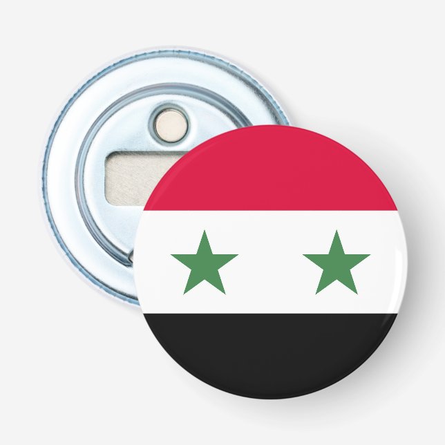 Syrien flagga flasköppnare (Framsidan)
