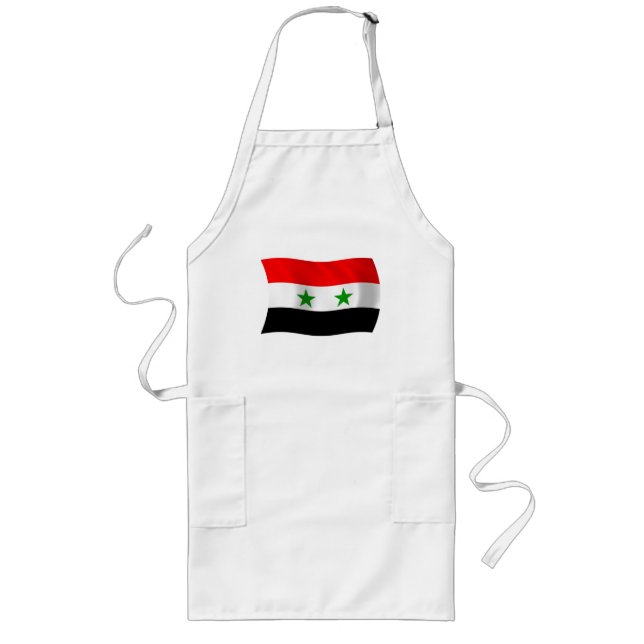 Syrien Flagga Förkläde (Framsidan)