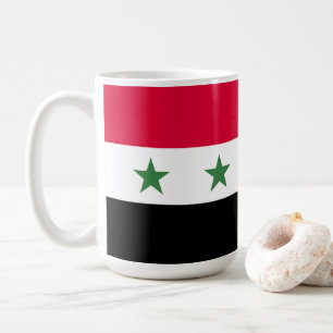 Syrien flagga kaffemugg