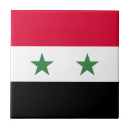 Syrien flagga kakelplatta