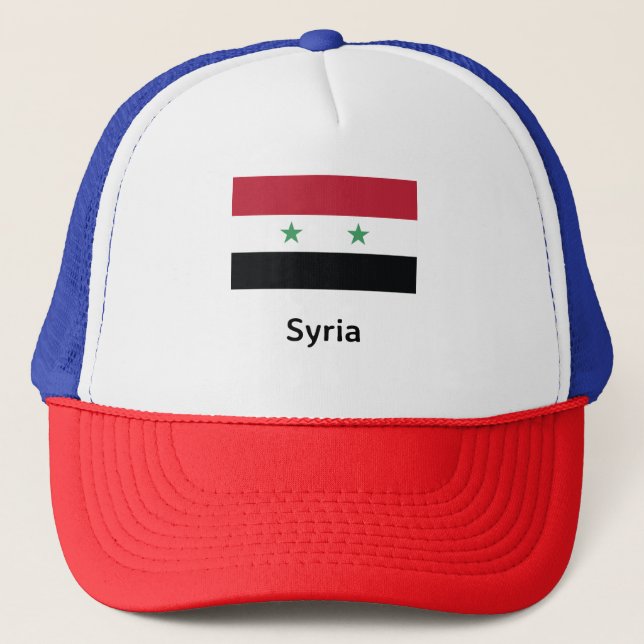 Syrien Flagga Keps (Framsida)