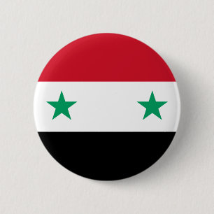 Syrien flagga knapp