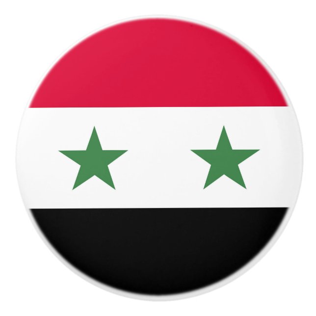 Syrien flagga knopp (Framsidan)