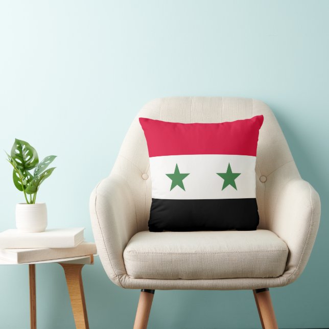 Syrien flagga kudde (Stol)