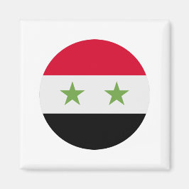 Syrien Flagga Magnet