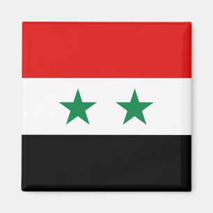 Syrien Flagga Magnet