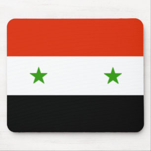 Syrien flagga Mousepad Musmatta