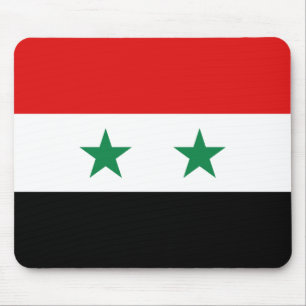 Syrien flagga Mousepad Musmatta