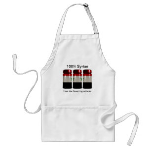 Syrien Flagga Spice Burk Apron Förkläde