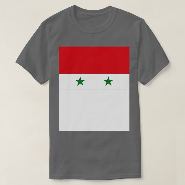 Syrien Flagga T Shirt (Design framsida)