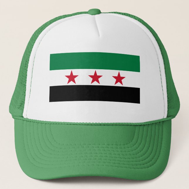 Syrien flagga truckerkeps (Framsida)