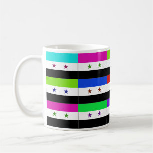 Syrien Multihue flaggormugg Kaffemugg