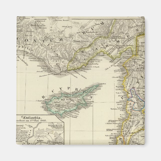Syrien och grannländerna magnet (Framsidan)