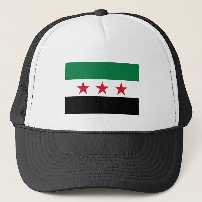 Syrien, Självständighet, syrisk Flagga/patriotisk Keps (Framsida)