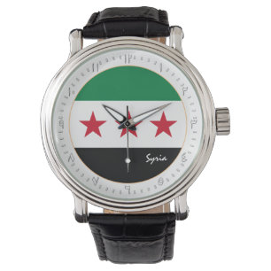 Syrien Självständighet, syriska Flagga, arabiska s Armbandsur
