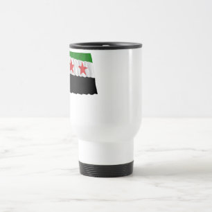 Syrien som vinkar flagga (1932-1958 och 1961-1963) resemugg