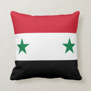 Syrien (Syrien) Flagga Kudde
