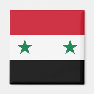 Syrien (Syrien) Flagga Magnet