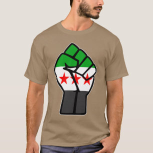 Syrien,Syrien,Free syria Flagga. T Shirt