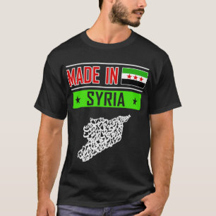 Syrien,Syrien,Free syria Flagga. T Shirt