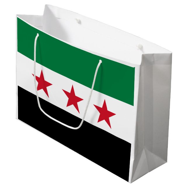 Syriens flagga (Framsidan Vinklad)