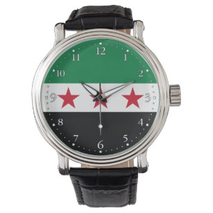 Syriens flagga armbandsur
