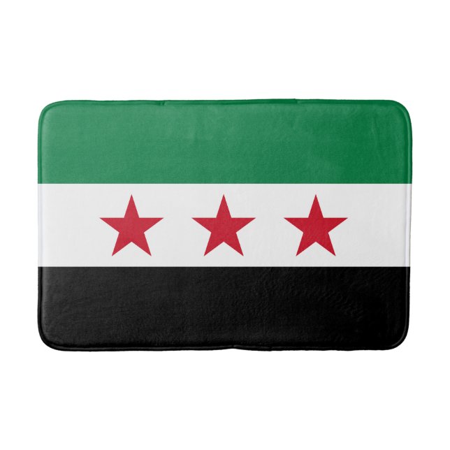 Syriens flagga badrumsmatta (Framsidan)