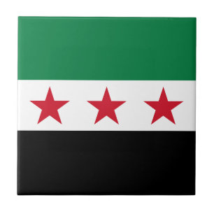 Syriens flagga kakelplatta