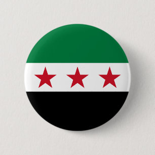 Syriens flagga knapp