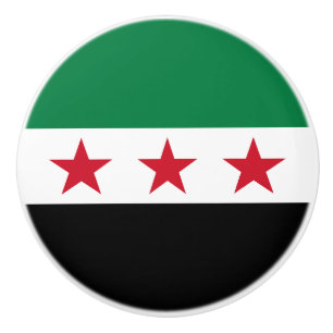 Syriens flagga knopp