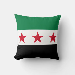 Syriens flagga kudde