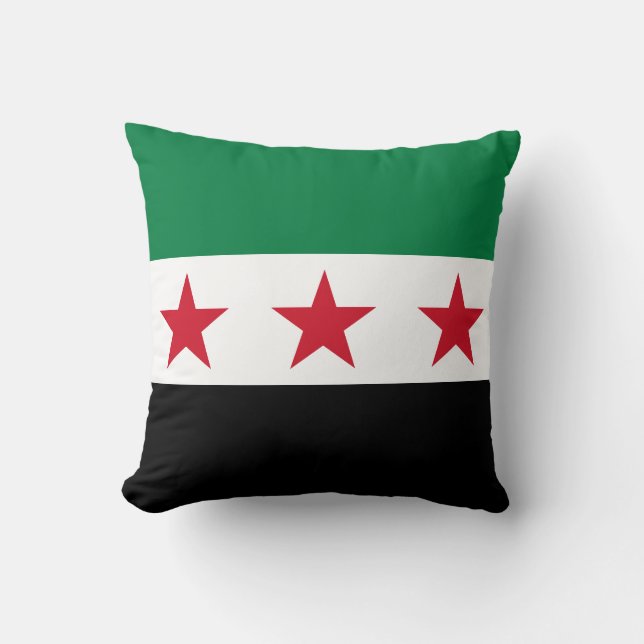 Syriens flagga kudde (Framsida)