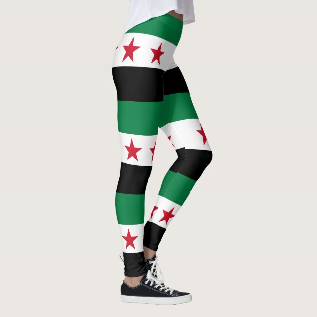Syriens flagga leggings (Höger)